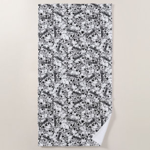 The Goonies One-Eyed Willy Skull Pattern Beach Towel