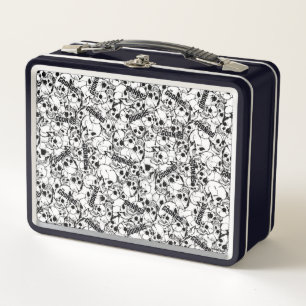 The Goonies One-Eyed Willy Skull Pattern Metal Lunch Box