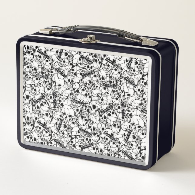 The Goonies One-Eyed Willy Skull Pattern Metal Lunch Box (Front)