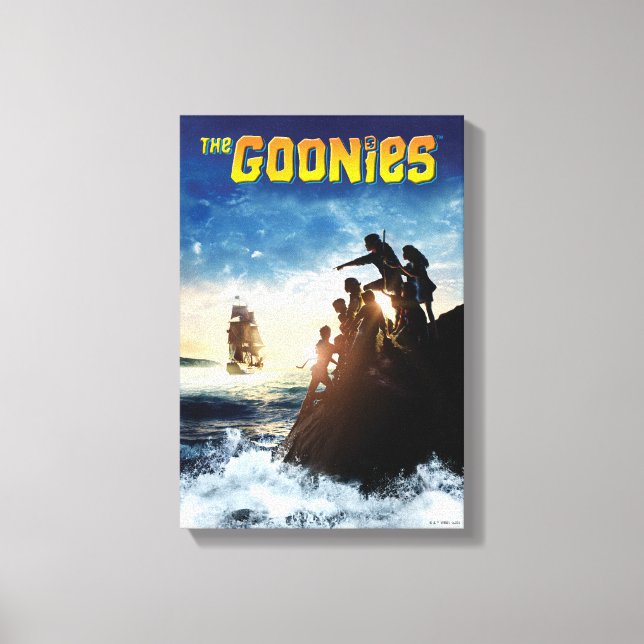 The Goonies Pirate Ship Theatrical Art Canvas Print (Front)