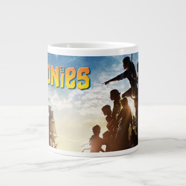 The Goonies Pirate Ship Theatrical Art Large Coffee Mug (Front)