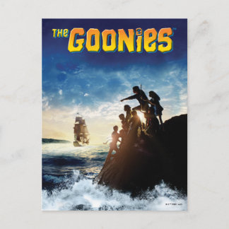 The Goonies Pirate Ship Theatrical Art Postcard