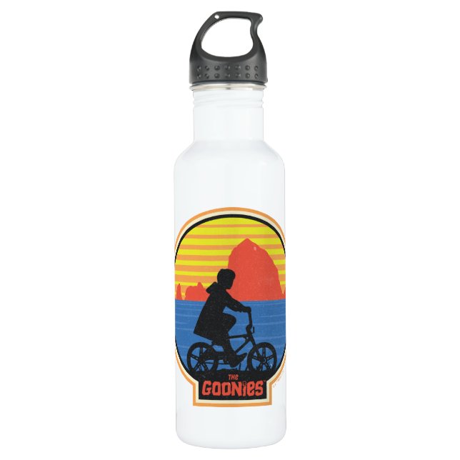 The Goonies Retro Mikey Riding Bike Graphic 710 Ml Water Bottle (Front)