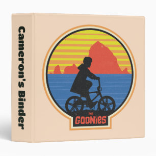 The Goonies Retro Mikey Riding Bike Graphic Binder