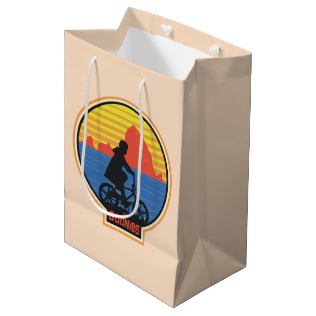The Goonies Retro Mikey Riding Bike Graphic Medium Gift Bag (Front Angled)