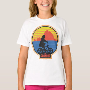 The Goonies Retro Mikey Riding Bike Graphic T-Shirt