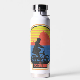 The Goonies Retro Mikey Riding Bike Graphic Water Bottle