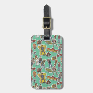 The Goonies Retro Sticker Pattern Luggage Tag