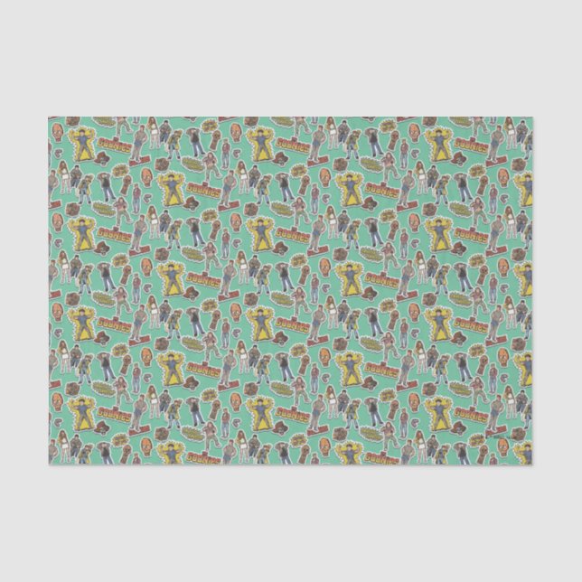The Goonies Retro Sticker Pattern Tissue Paper (Front)