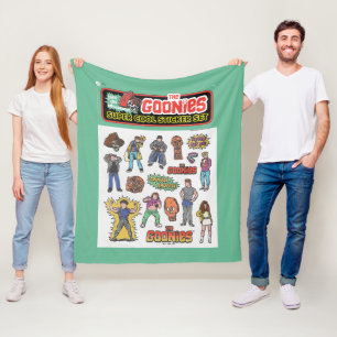 The Goonies Retro Sticker Sheet Graphic Fleece Blanket