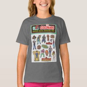 The Goonies Retro Sticker Sheet Graphic T-Shirt
