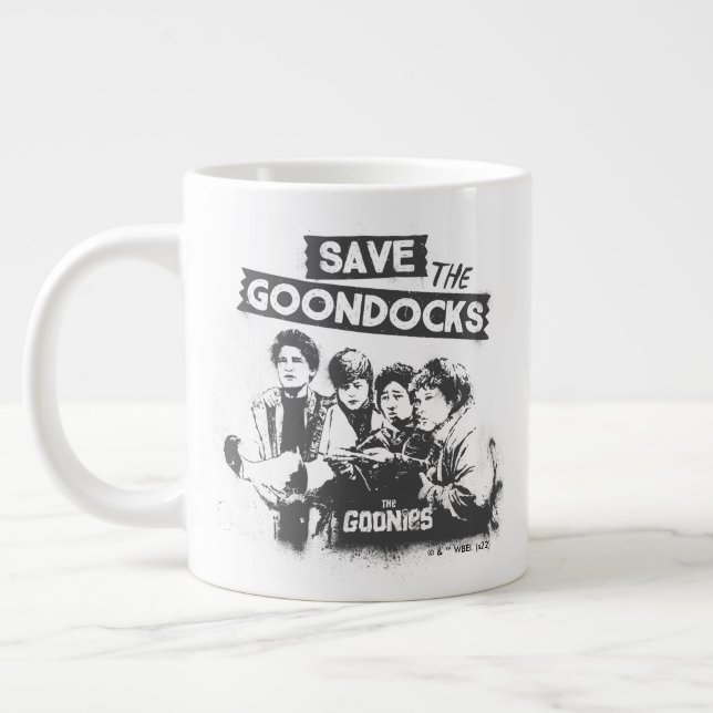 The Goonies "Save The Goon Docks" Large Coffee Mug (Left)