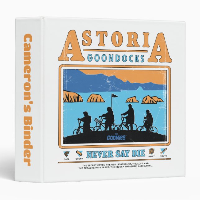 The Goonies Silhouettes Over Astoria Goondocks Binder (Front/Spine)