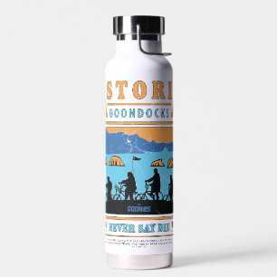The Goonies Silhouettes Over Astoria Goondocks Water Bottle