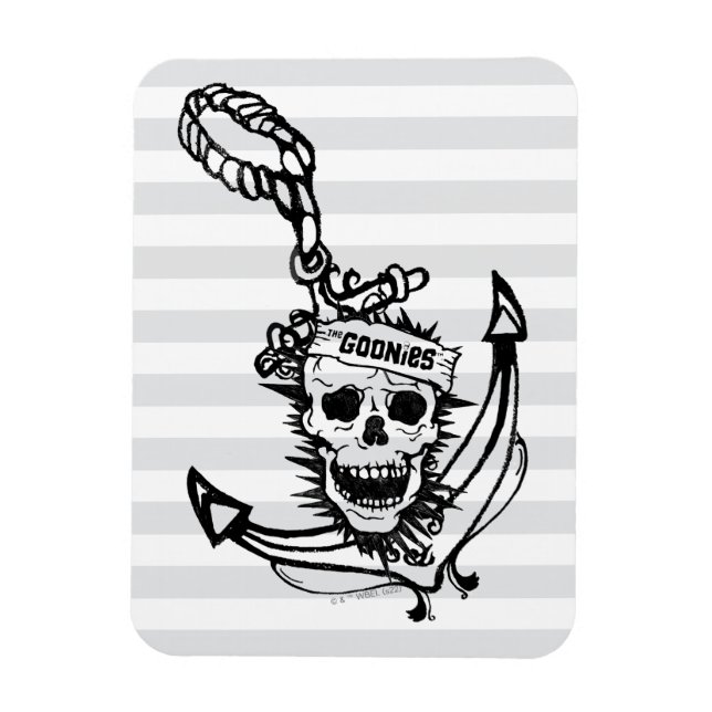 The Goonies Skull & Anchor Graphic Magnet (Vertical)