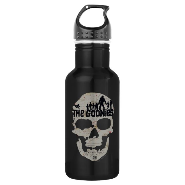 The Goonies Skull Silhouette Graphic 532 Ml Water Bottle (Front)