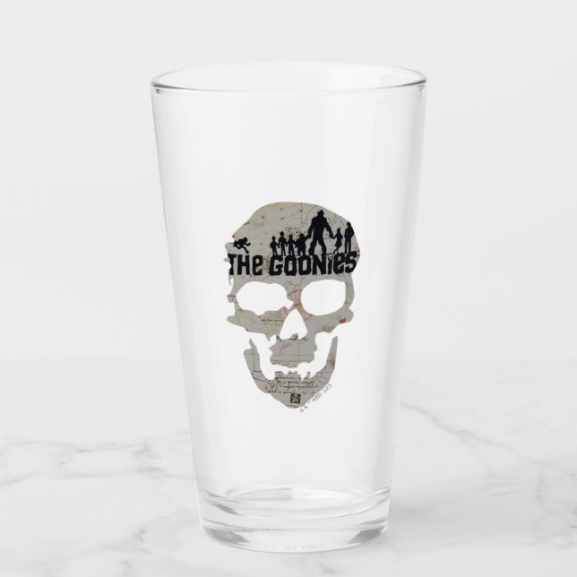 The Goonies Skull Silhouette Graphic Glass (Front)