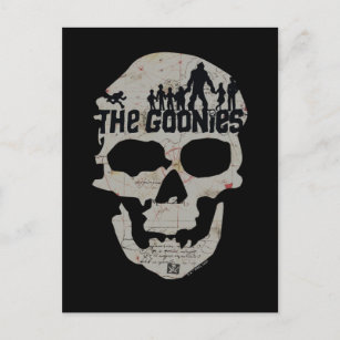 The Goonies Skull Silhouette Graphic Postcard