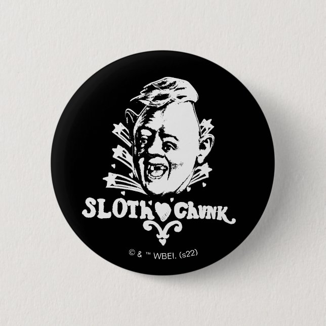 The Goonies "Sloth ♥ Chunk" 2 Inch Round Button (Front)