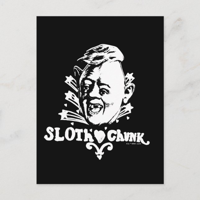 The Goonies "Sloth ♥ Chunk" Postcard (Front)