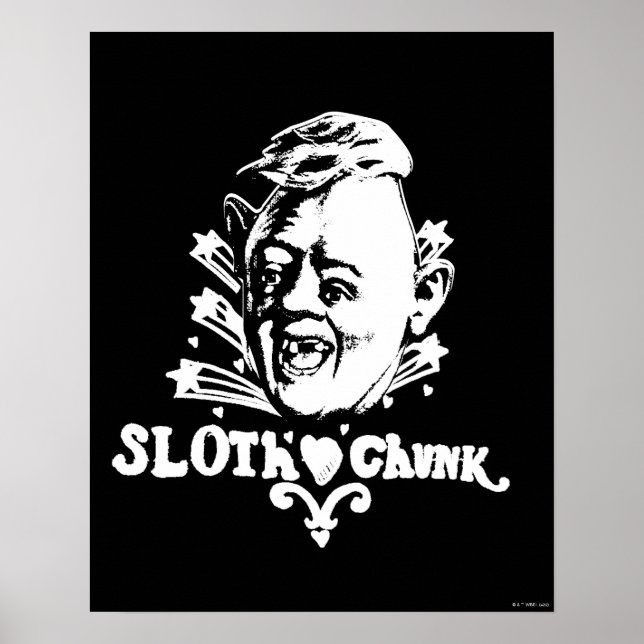 The Goonies "Sloth ♥ Chunk" Poster (Front)