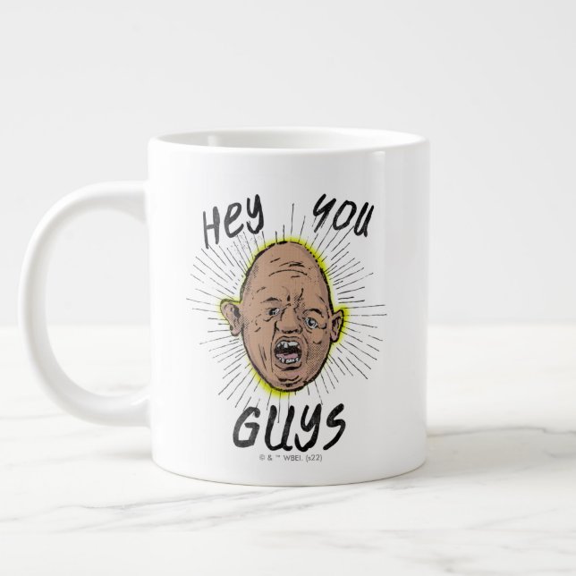 The Goonies Sloth Doodle "Hey You Guys" Large Coffee Mug (Left)