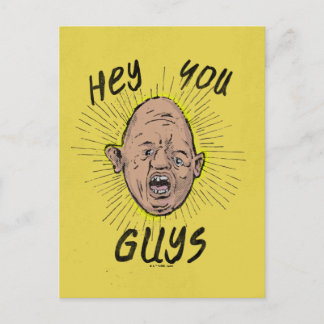 The Goonies Sloth Doodle "Hey You Guys" Postcard