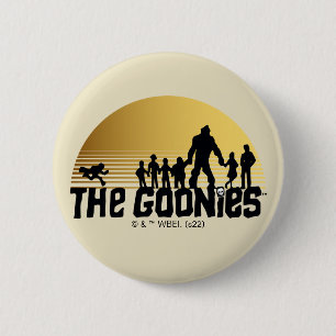 The Goonies Sunset Silhouette Graphic 2 Inch Round Button