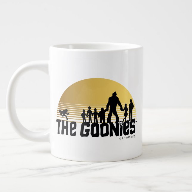 The Goonies Sunset Silhouette Graphic Large Coffee Mug (Left)