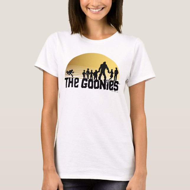 The Goonies Sunset Silhouette Graphic T-Shirt (Front)