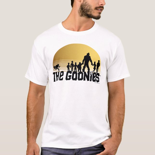 The Goonies Sunset Silhouette Graphic T-Shirt (Front)