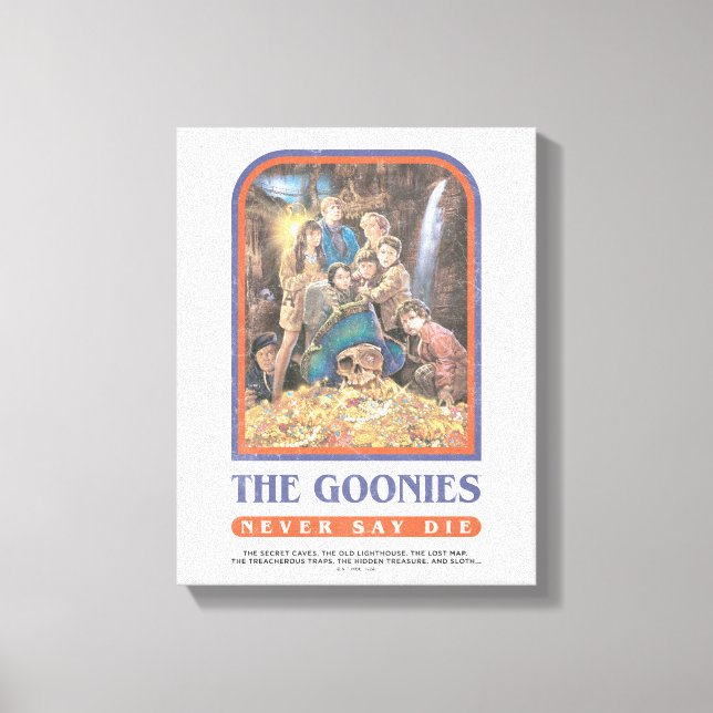 The Goonies Treasure Anniversary Poster Canvas Print (Front)