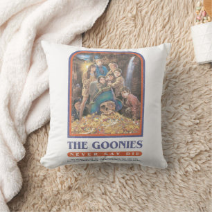 The Goonies Treasure Anniversary Poster Throw Pillow