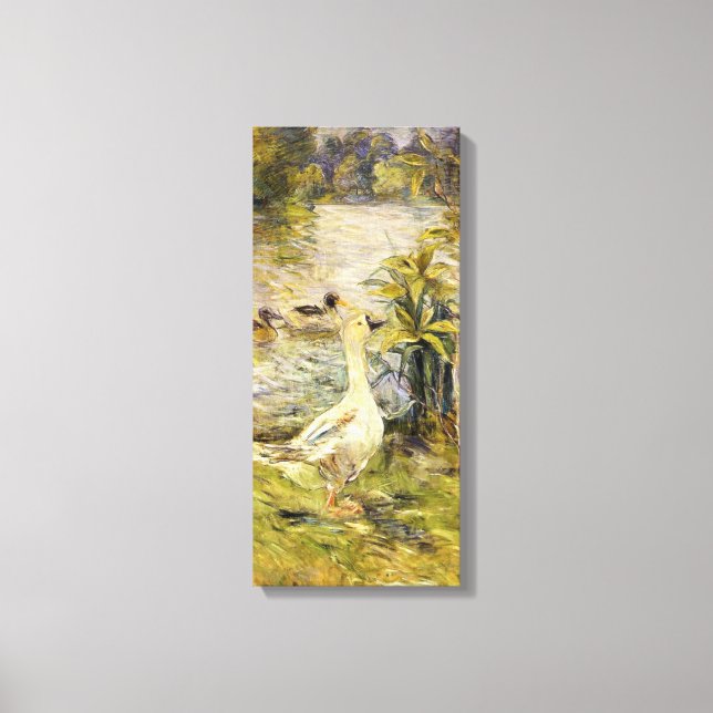 The Goose (by Berthe Morisot) Canvas Print (Front)
