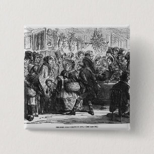 The Goose Club 2 Inch Square Button