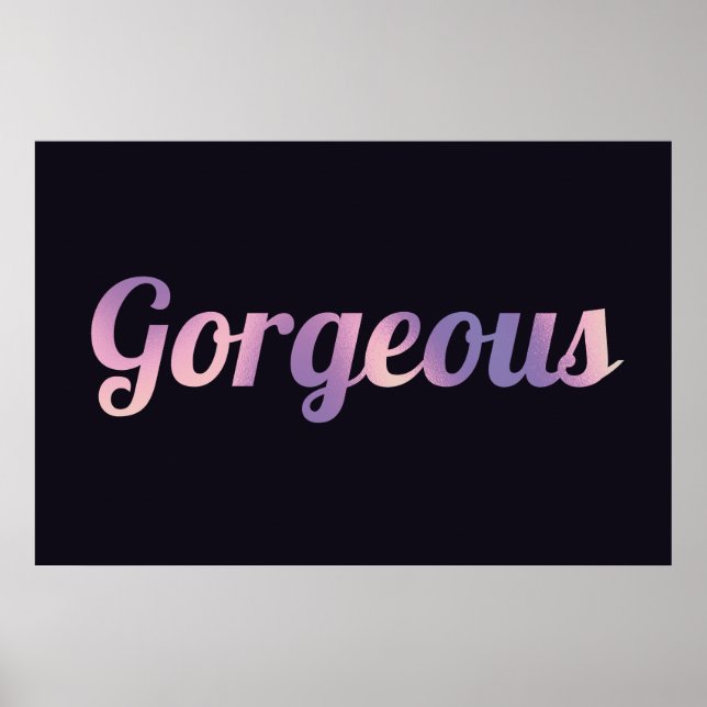 The Gorgeous Edition Poster (Front)