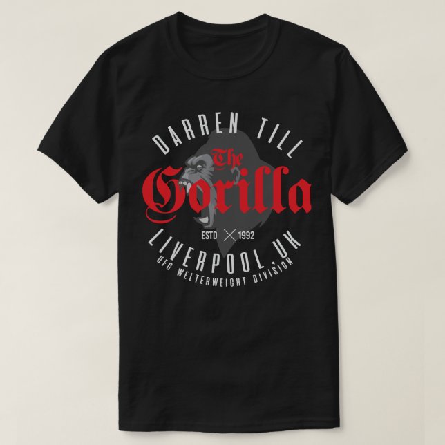 The Gorilla   Darren Till Classic T Shirt (Design Front)