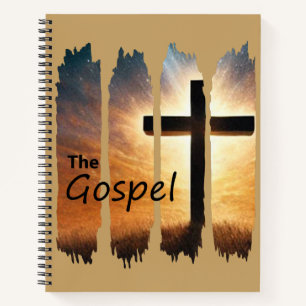 The Gospel Christian Notebook Cross Faith