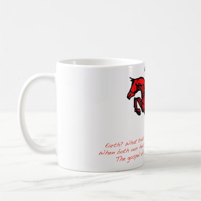The Gospel of Flight Mug (Left)