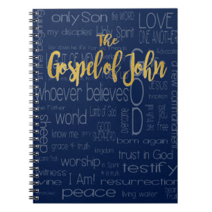 The Gospel of John, Navy Blue Notebook