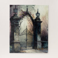 The Gothic Cemetery Gate Series Design 12