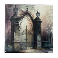 The Gothic Cemetery Gate Series Design 12