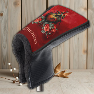 The Gothic elegance of the heart Golf Head Cover