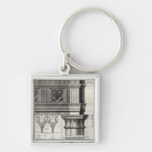 The Gothic Entablature and Capital Keychain