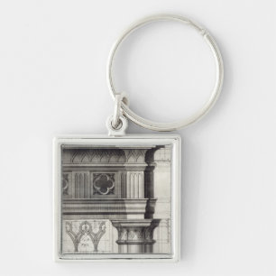 The Gothic Entablature Keychain