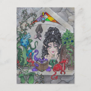 "The Gothic Window" postcard