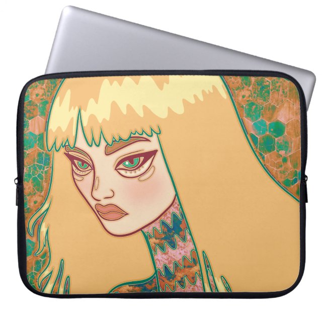 The Gothic Woman Laptop Sleeve (Front)