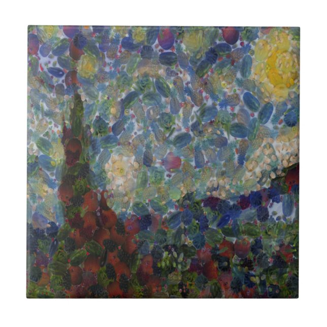 The Gourdy Night Starry Fine Art Spoof Tile (Front)