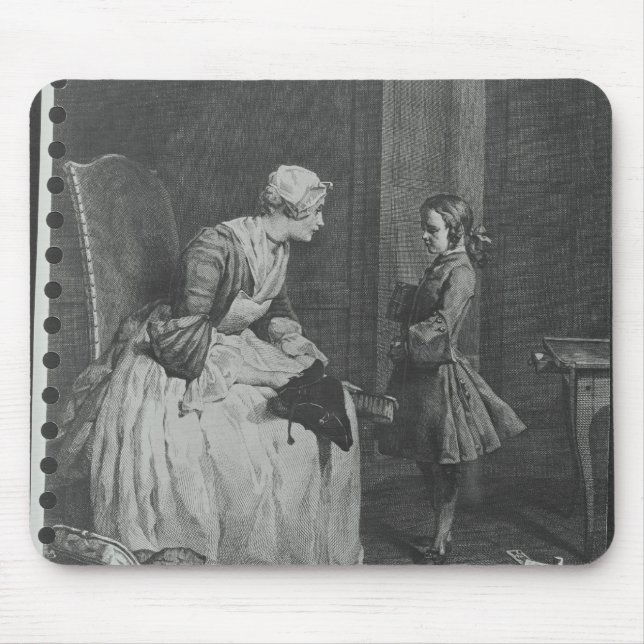 The Governess, 1739 Mouse Pad (Front)
