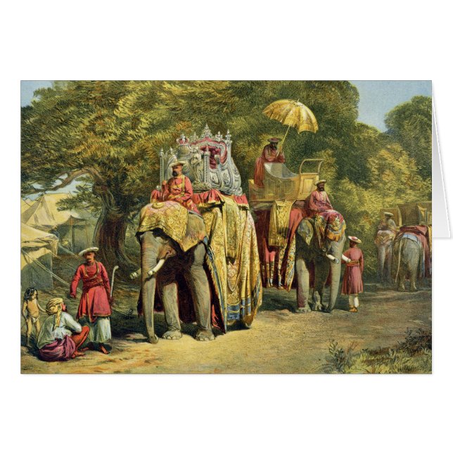 The Governor-General's State Howdah, 1863 (chromol (Front Horizontal)